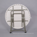 Tables et chaises en plastique Tables de restaurant Table pliante Table attachée